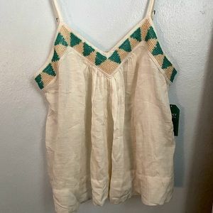 Lucky Brand beaded tank top